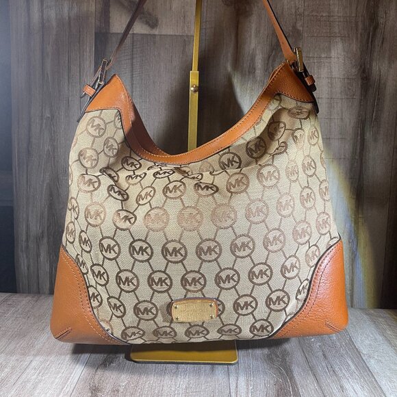 Michael Michael Kors Slouch Canvas Hobo Bag - Picture 1 of 8